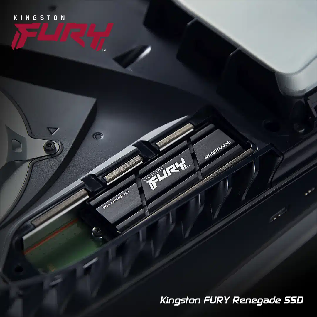 Kingston 2TB Fury Renegade with heatsink PCIe 4.0 NVMe M.2 SSD - Image 2