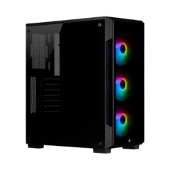 CORSAIR ICUE 220T RGB Black FRONT GLASS EDITION