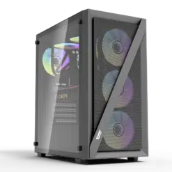 DarkFlash DK260 Air ATX PC Case Black