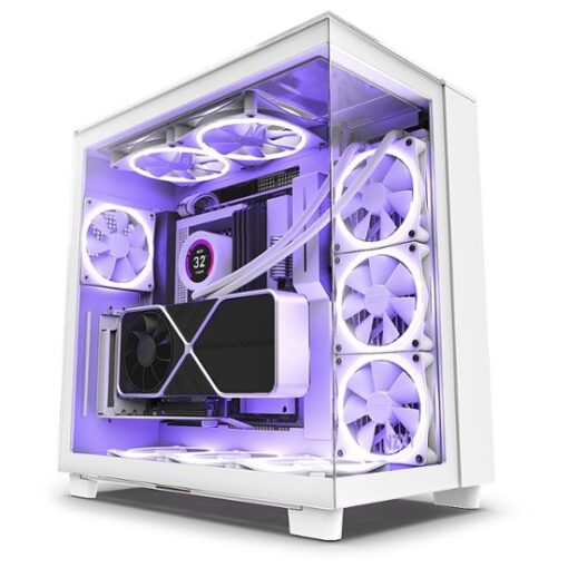 NZXT H9 Elite ATX White Mid Tower RGB Gaming Case