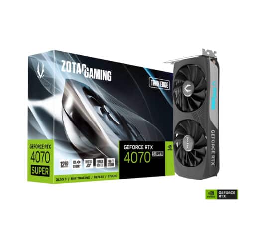 ZOTAC GAMING GeForce RTX 4070 SUPER Twin Edge 12GB GDDR6X