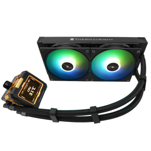 Thermalright FROZEN WARFRAME 240 ARGB 240mm CPU Liquid Cooler “With 2.4 inch LCD screen” (Black)