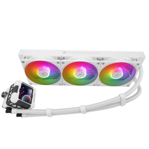 Thermalright FROZEN WARFRAME 360 ARGB 360mm CPU Liquid Cooler “With 2.4 inch LCD screen” (White)