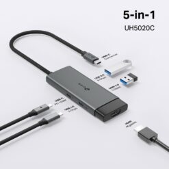 Alternative view of TP-Link UH5020C USB Type-C 5-in-1 Hub