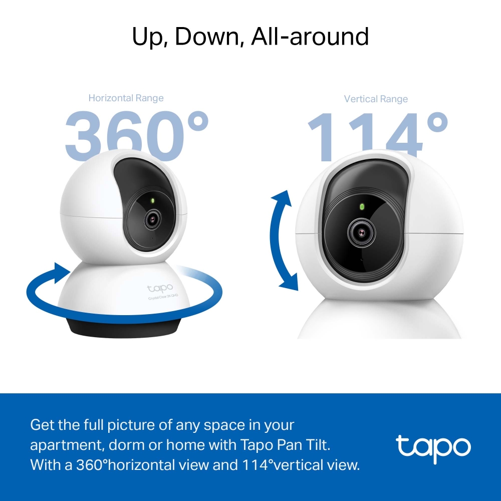 TP-LINK TAPO C220 Pan/Tilt AI Home Security Wi-Fi Camera - Image 4