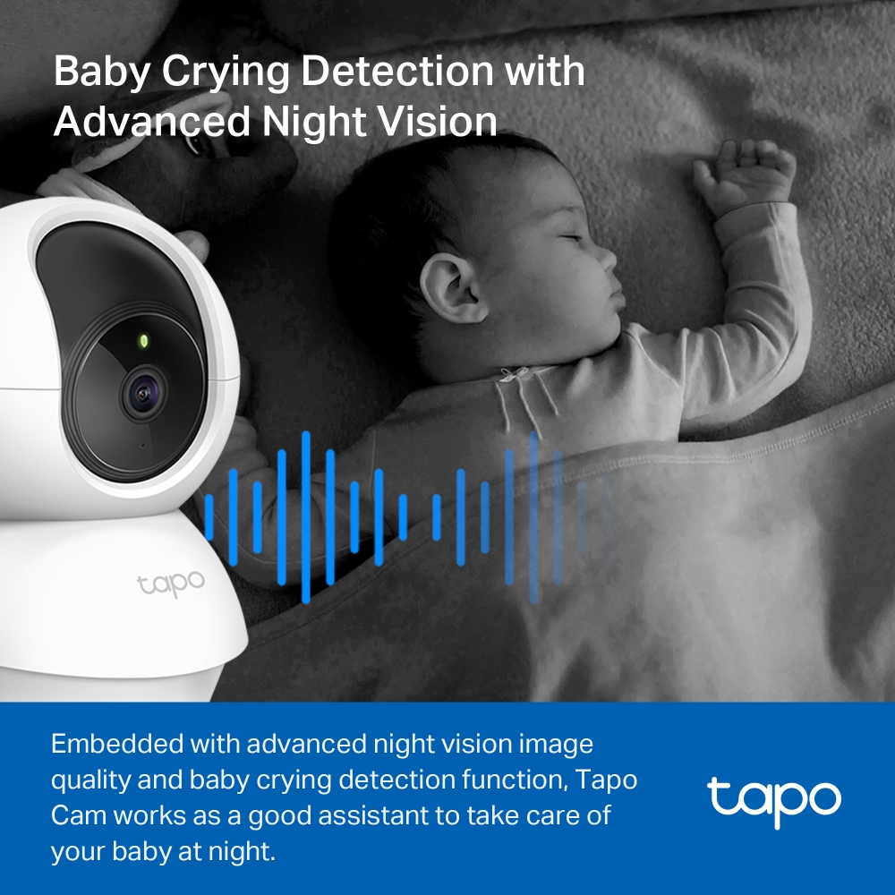 TP-LINK TAPO C200C Pan/Tilt Home Security Wi-Fi Camera - Image 3