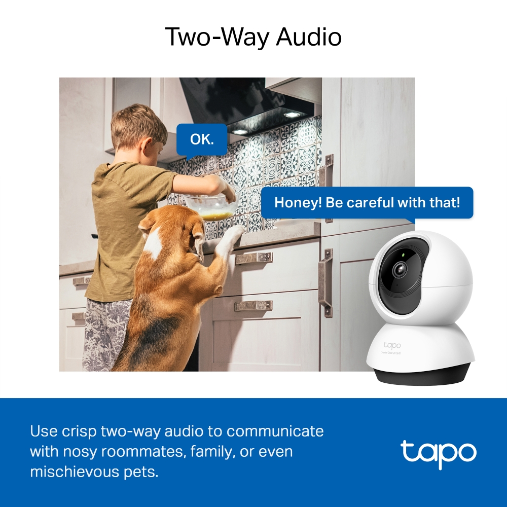 TP-LINK TAPO C220 Pan/Tilt AI Home Security Wi-Fi Camera - Image 2