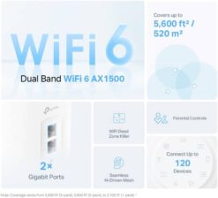 Alternative view of TP-LINK DECO X10(3-PACK) AX1500 WHOLE HOME MESH WI-FI 6