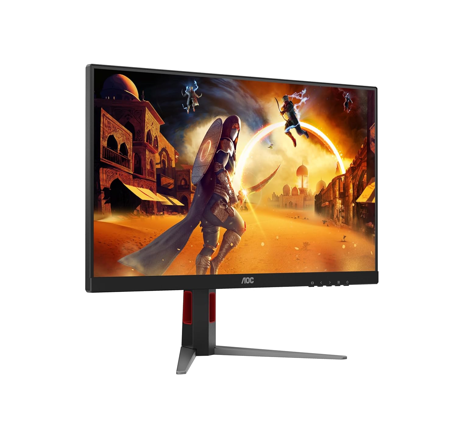 AOC 24G4 24" Gaming Monitor, Full HD 1920x1080 IPS Panel, 180Hz 1ms