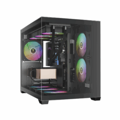 GAMDIAS AURA GC10M ARGB White Mid Tower Gaming Case