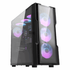DK431 Glass E-ATX PC Case Black