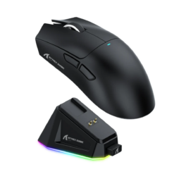 ATTACK SHARK X11 Gaming Mouse with Magnetic Charging Dock, PixArt PAW3311 Gaming Sensor, BT/2.4G Wireless/Wired