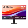 LG 27U411A-B 27-inch Full HD (1920 x 1080) IPS Computer Monitor, 120Hz, HDR10