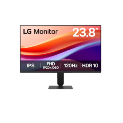 LG 24U411A-B 27-inch Full HD (1920 x 1080) IPS Computer Monitor, 120Hz, HDR10